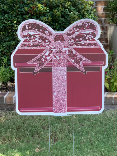 Maroon Sparkle Present