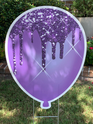 Purple Sparkle Balloon