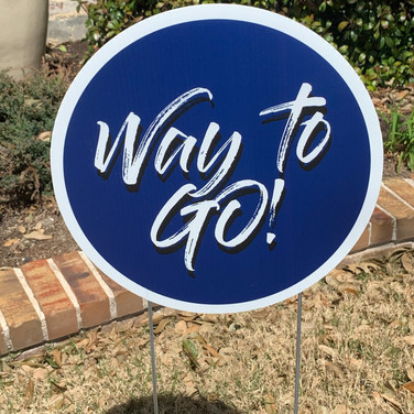 Way to Go! - Blue