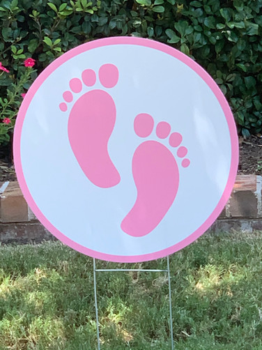 GIRL FOOTPRINTS