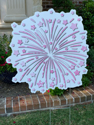 BABY GIRL PINK FIREWORKS