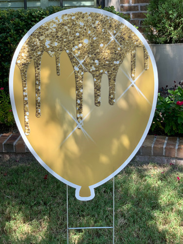 Gold Sparkle Balloon