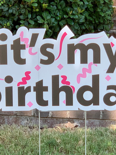 Its My Birthday - Pink