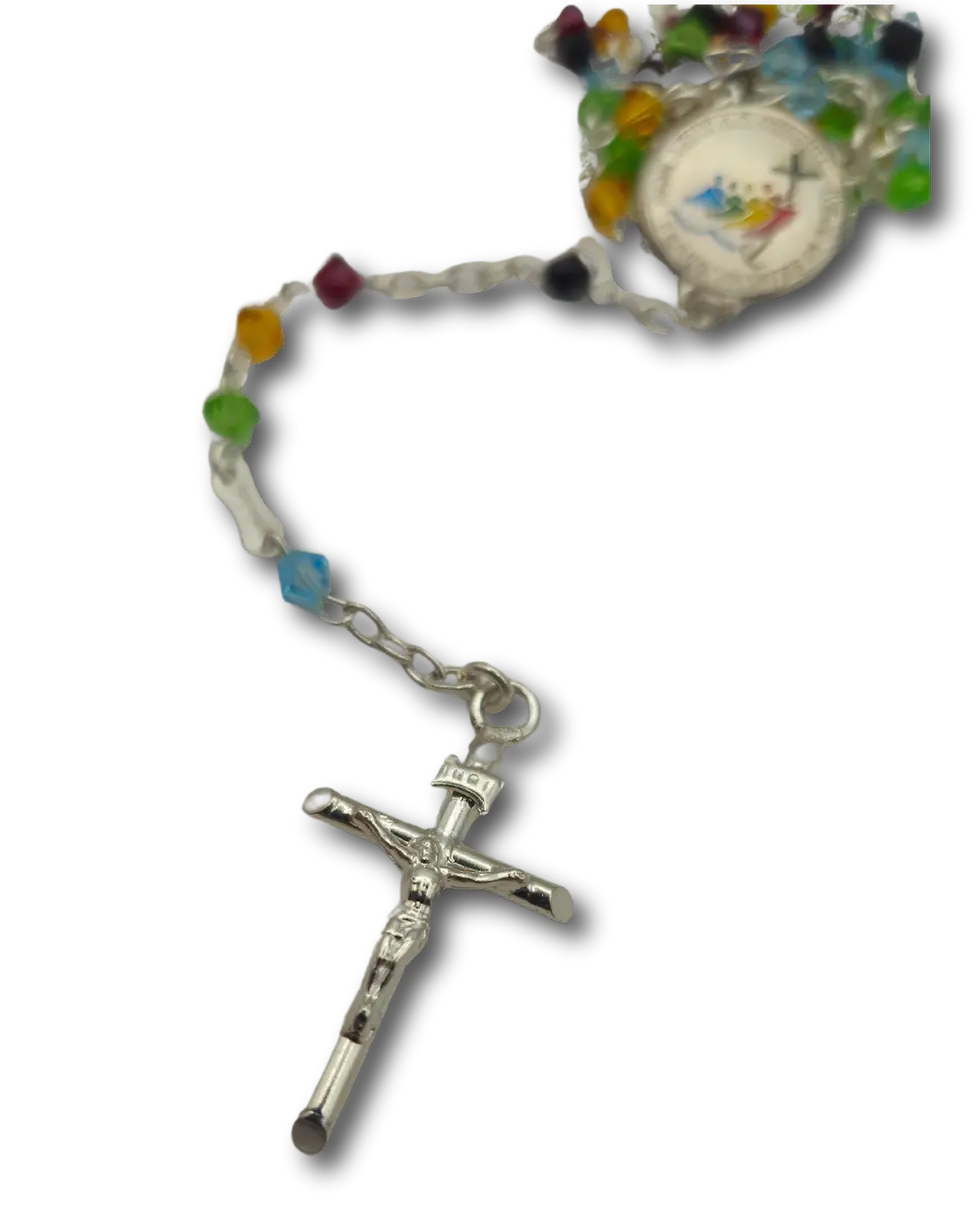 Rosario in Argento e Cristallo