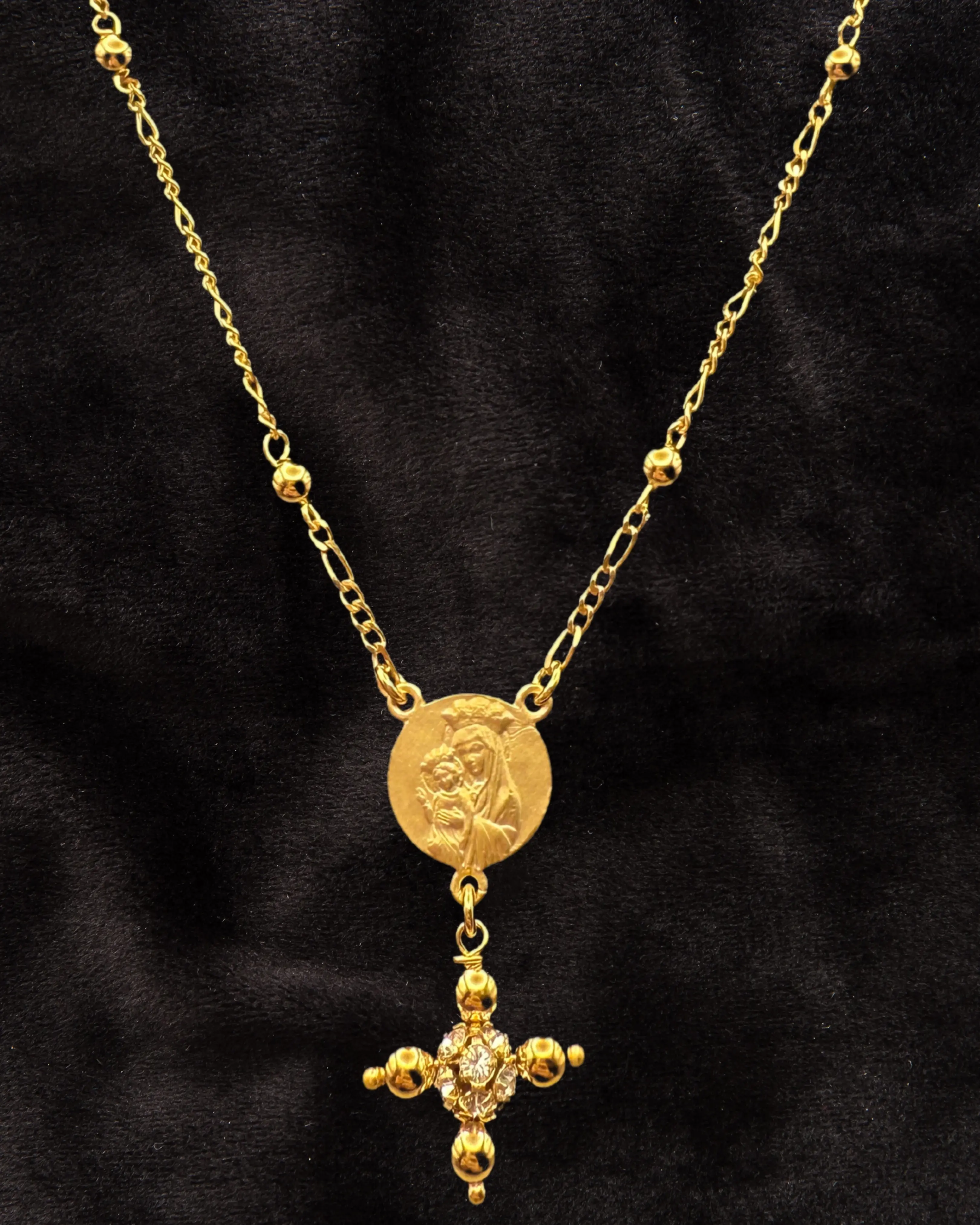 Rosario Collino in argento dorato con Medaglia della Pace