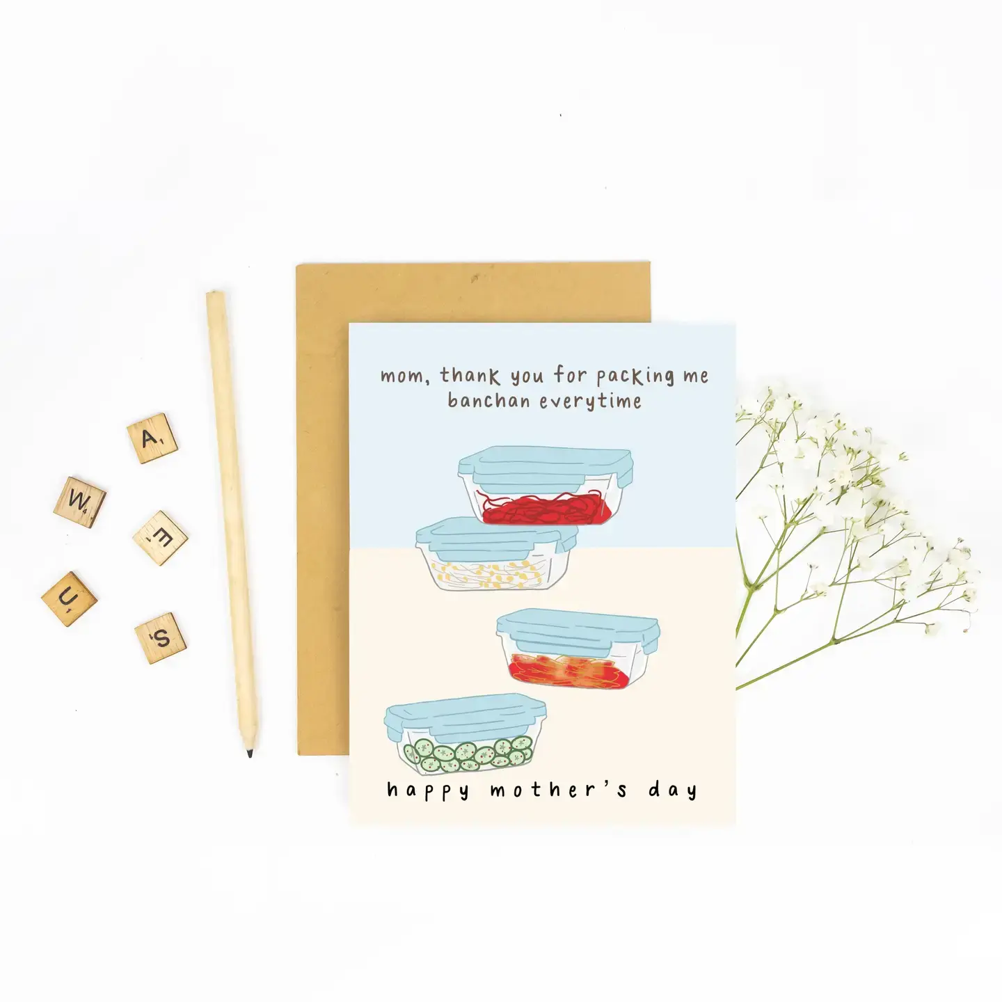 Mom, Thank You For Packing Me Banchan Everytime