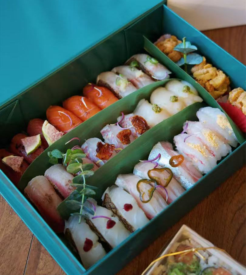 Arranged Food and Objects