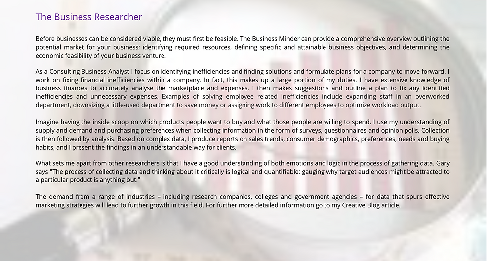 Business Researcher