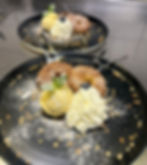 APFELKÜCHERL MIT VANILLEEIS