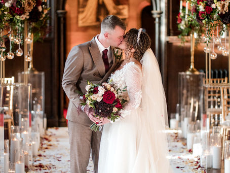 Capturing the Magic of Tanya and Jonathan's Autumn Wedding as a Peckforton Castle Wedding Photographer
