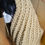 Thumbnail: Cozy Acrylic Ribbed Knit Scarf - Beige