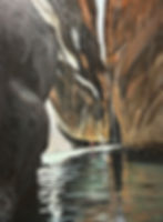 36x48 Zion Canyon Hike $750