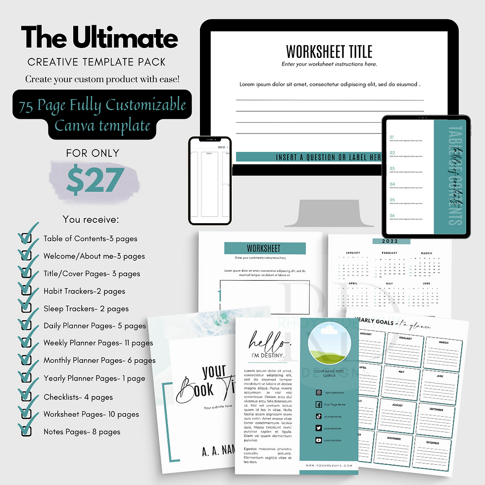 Ultimate Creative Template Pack