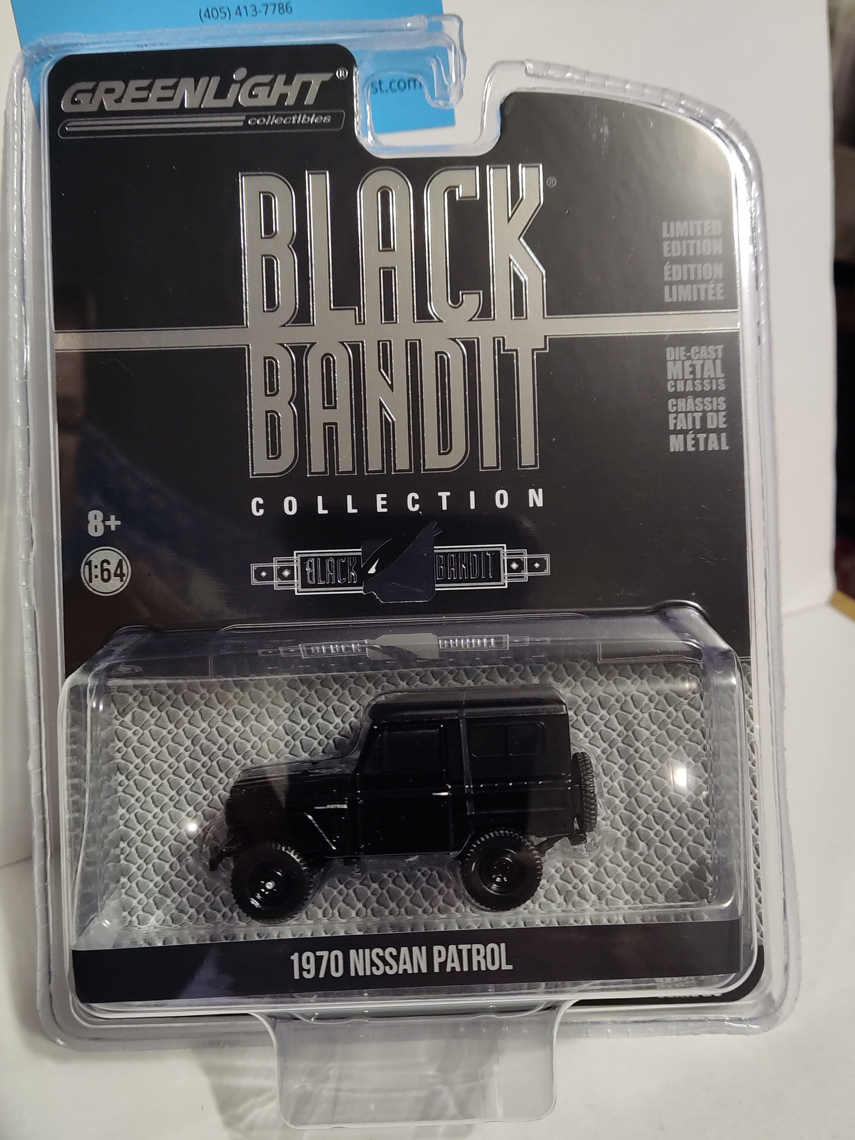 Greenlight Black Bandit Series 1970 Nissan Patrol 1:64 Scale