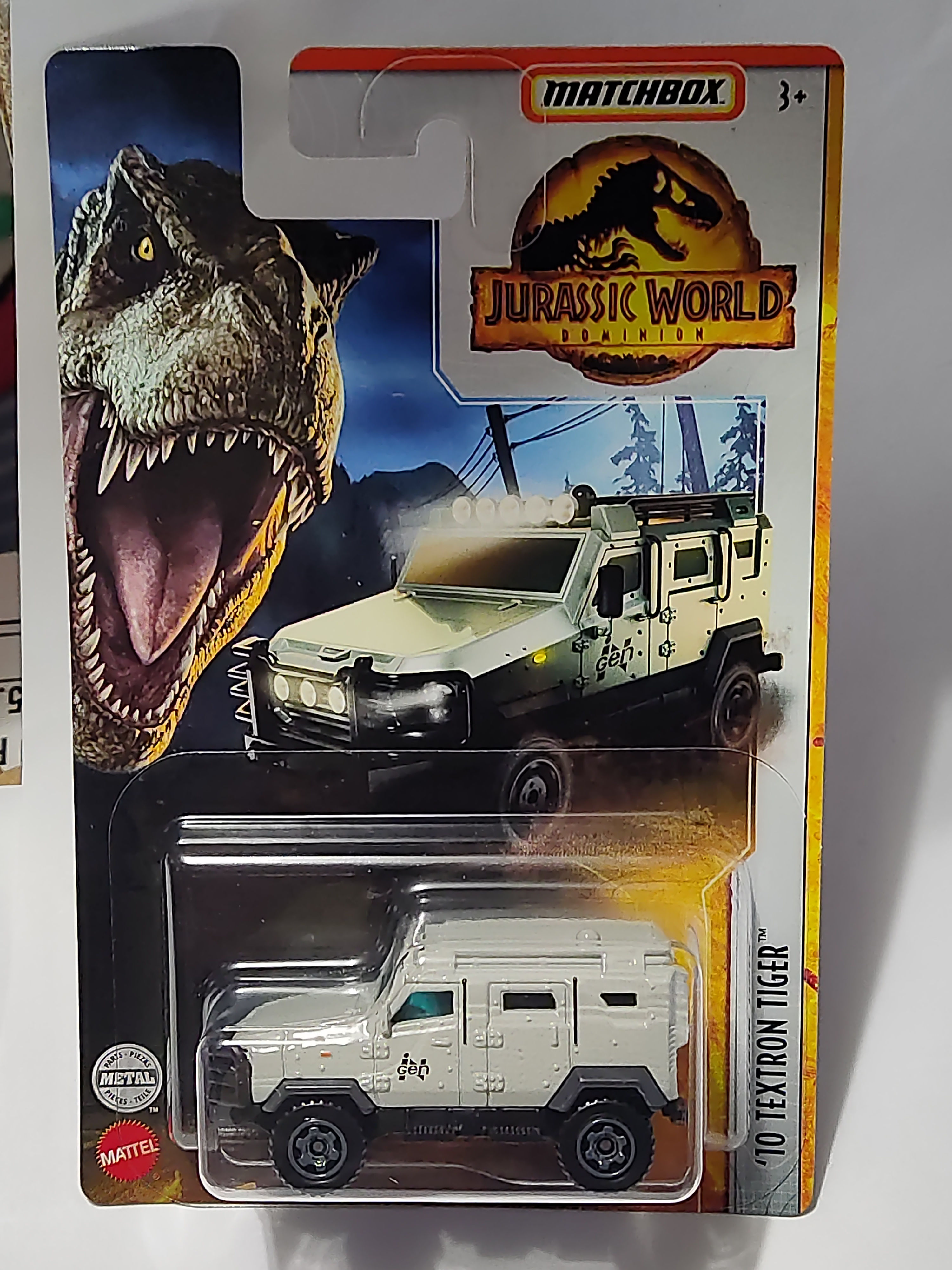 Matchbox #HBH19 Jurassic Word Dominion Series '10 Textron Tiger