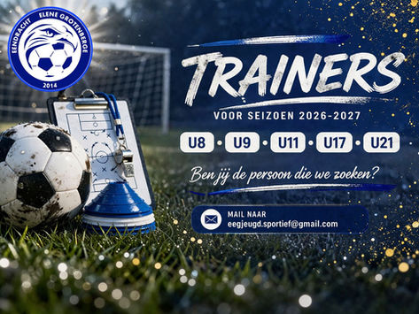 Trainers gezocht – seizoen 2026-2027