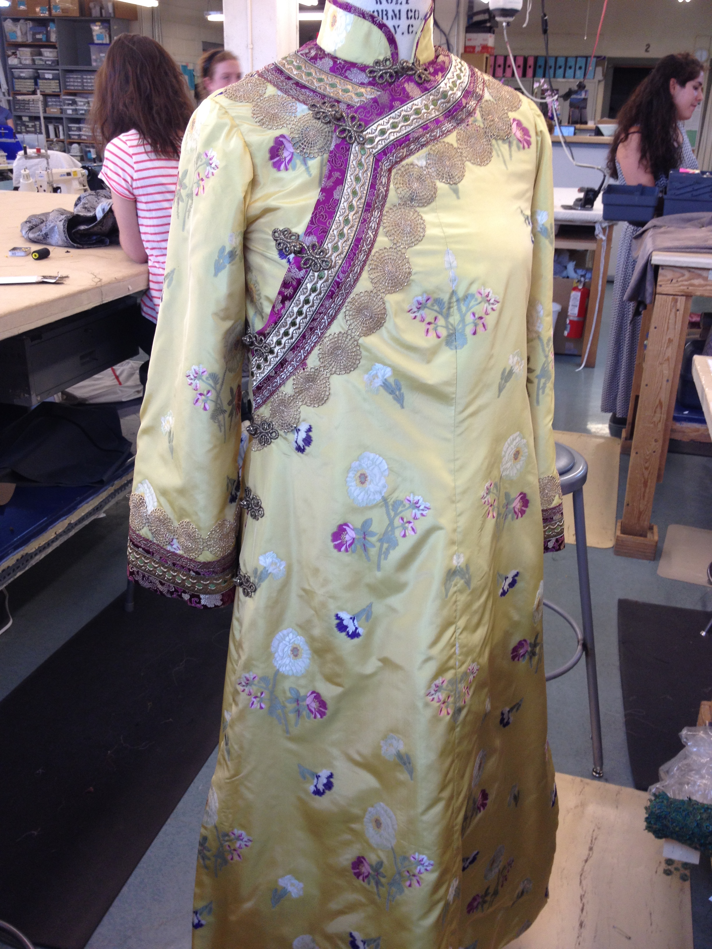 silk brocade robe - princess