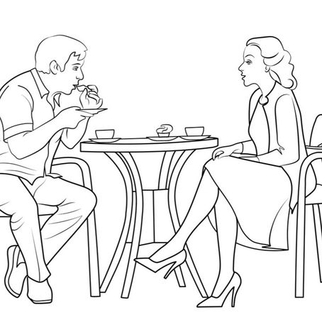 Rreth e rrotull filxhanit të kafesë