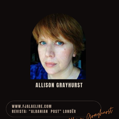 Irma Kurti: Intervistë me poeten Allison Grayhurst (Kanada)