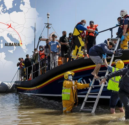 Emigrantët që kalojnë Kanalin e La Manshit do të strehohen në Shqipëri 