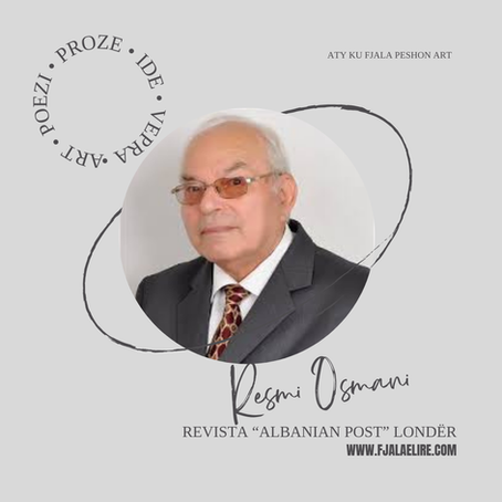  Resmi Osmani: Përsiatje në   një çast vetmie