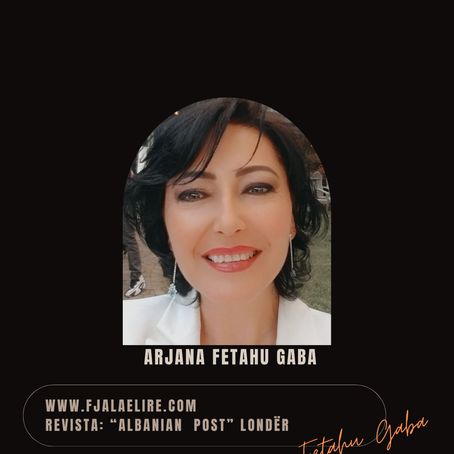 Fatmir Terziu: Diskursi i një poezie të poetes Arjana Fetahu Gaba