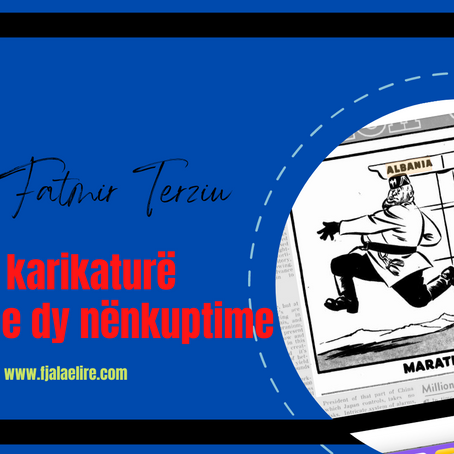 Një karikaturë që flet me dy nënkuptime