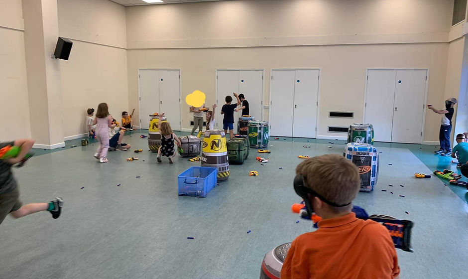 Nerf party indoor