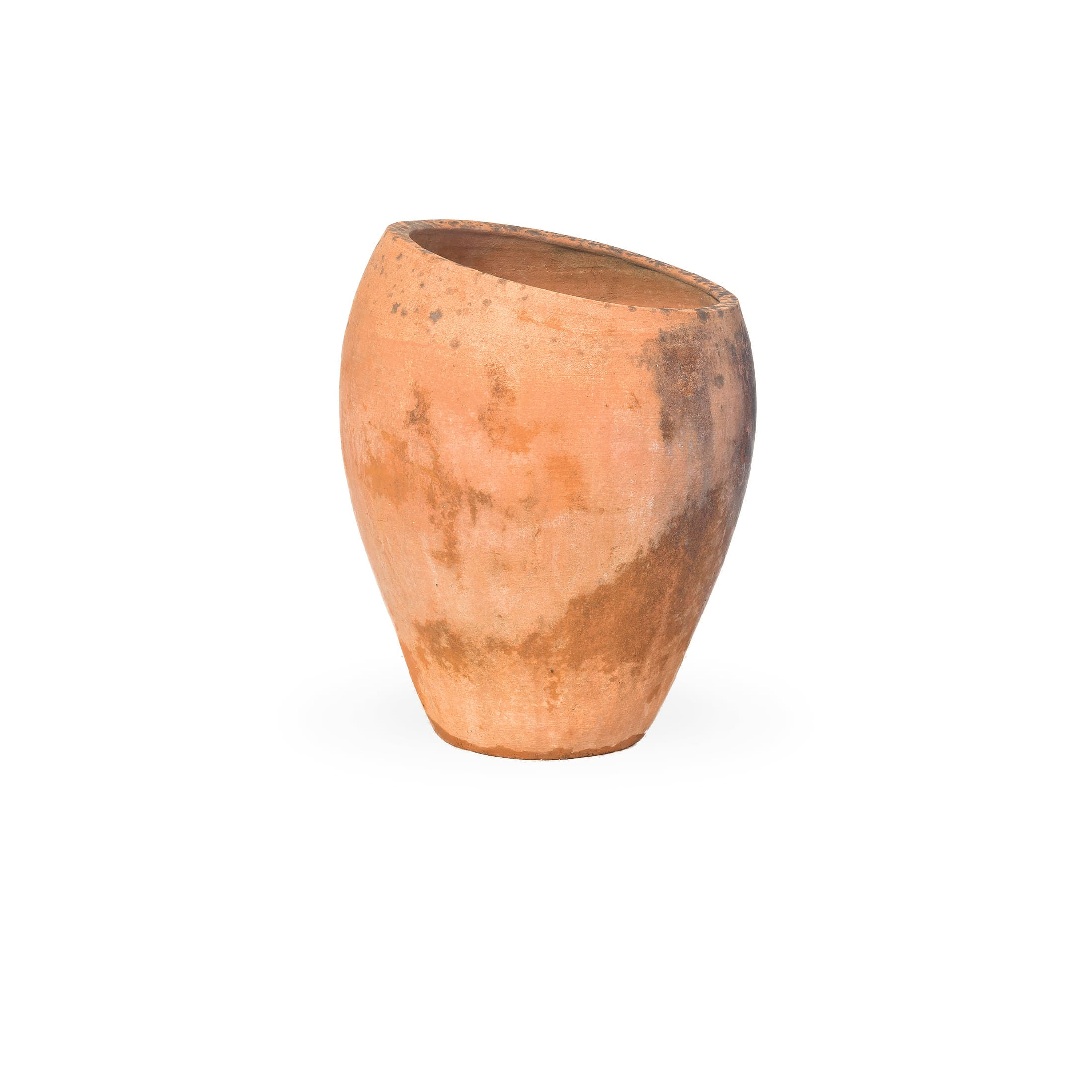 Terracotta flower pot Obliquo