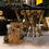 Thumbnail: Gatsby - 24 carat gold arabesque table with black marble