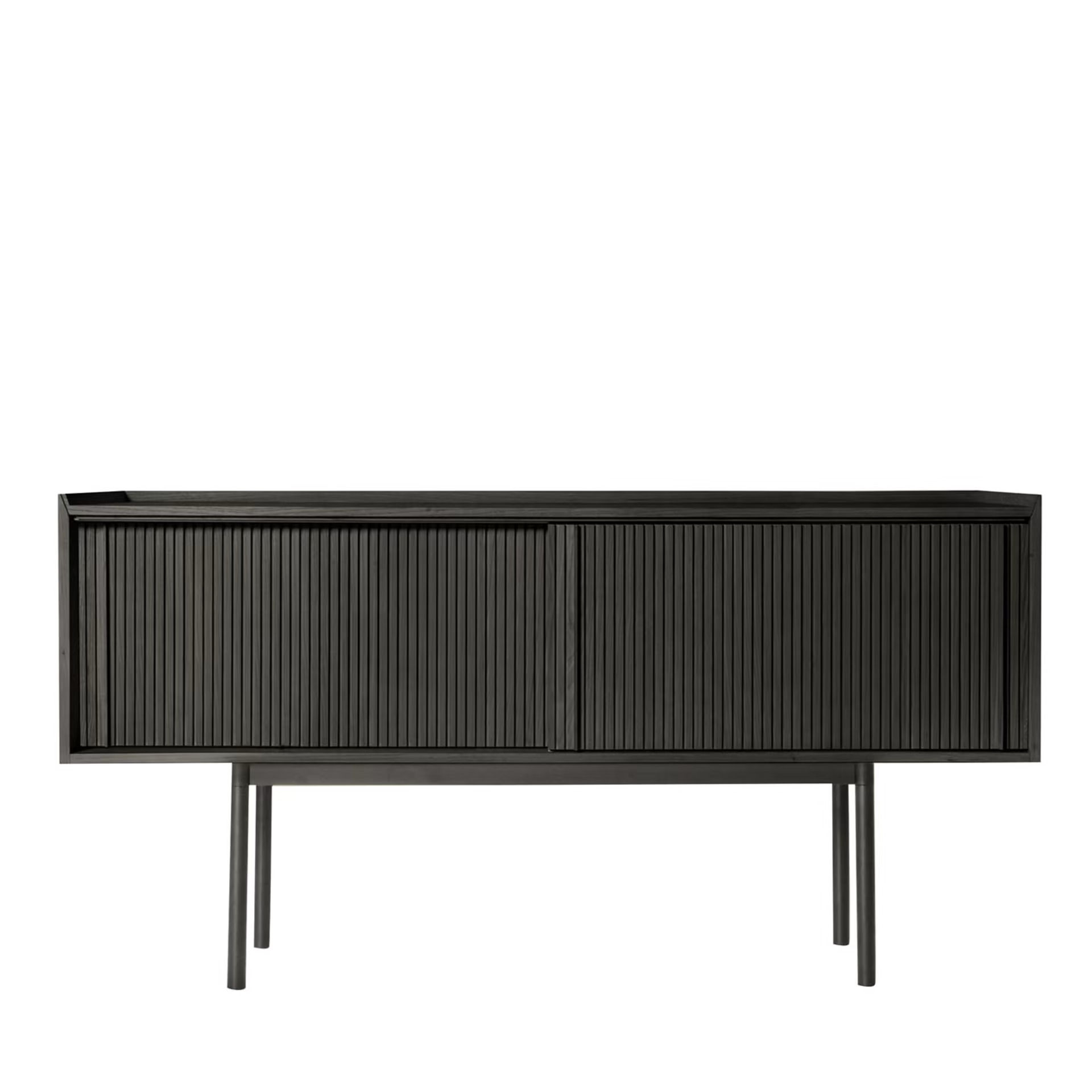 Sipario 2-Doors High Black Ash Sideboard