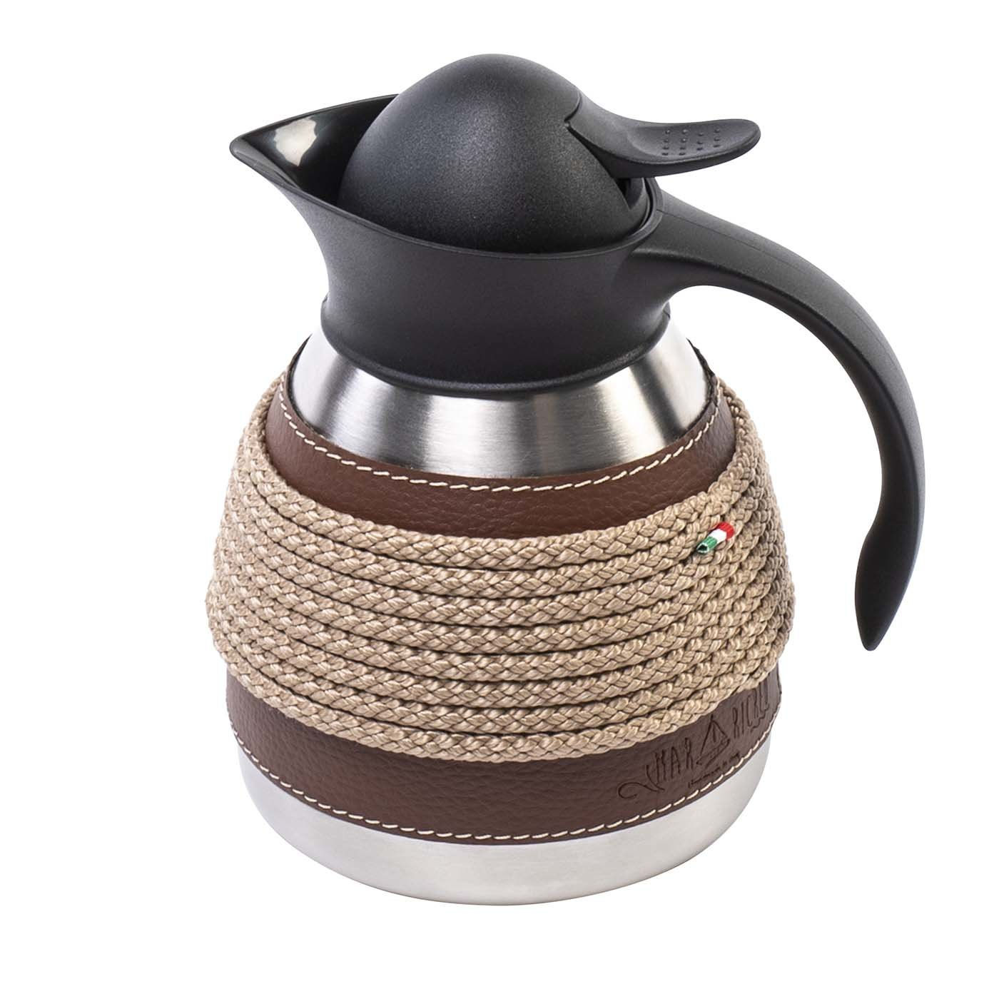 Malá ocelová termoska 1l