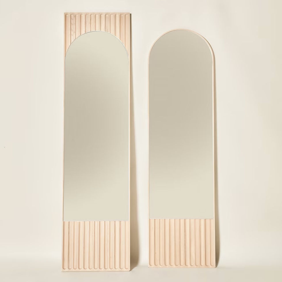 Miniatura: Tutto Sesto Round Natural Ash Mirror