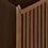 Thumbnail: Sipario 3-Doors Low Brown Ash Sideboard