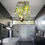 Thumbnail: Flower Power Crystal Egg White Cascade Round Chandelier