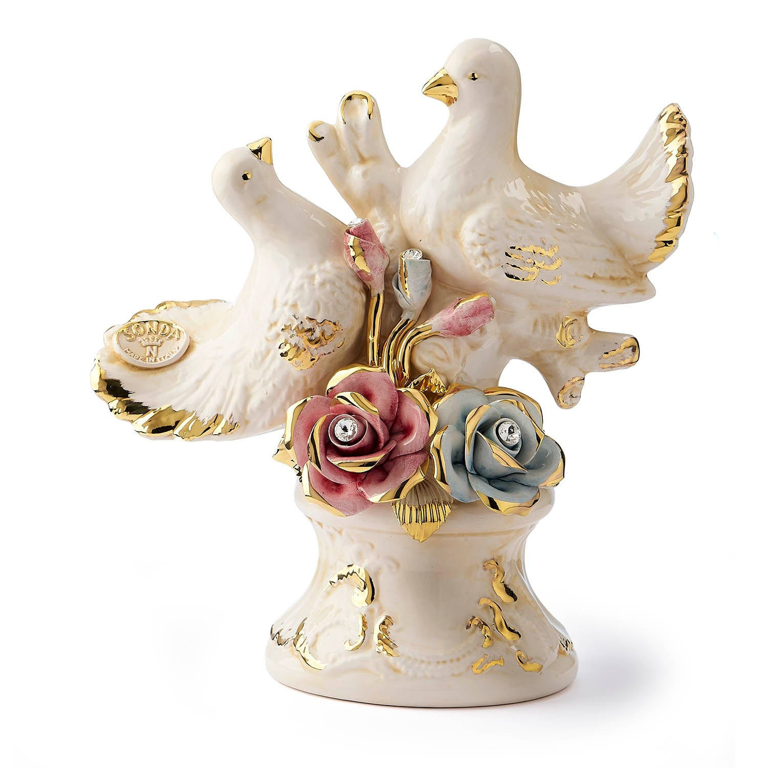 Capodimonte Decoration with Doves