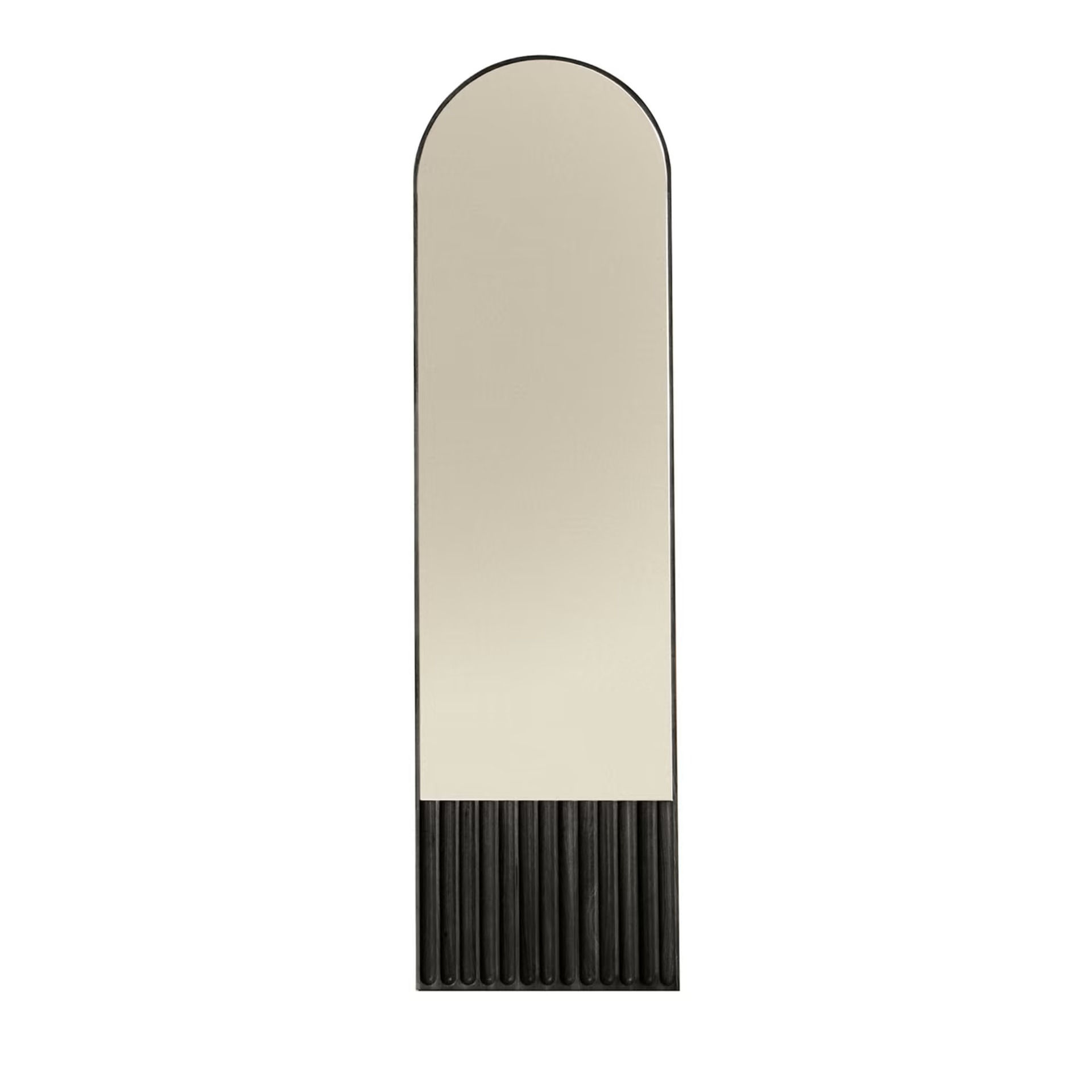 Tutto Sesto Round Black Ash Mirror