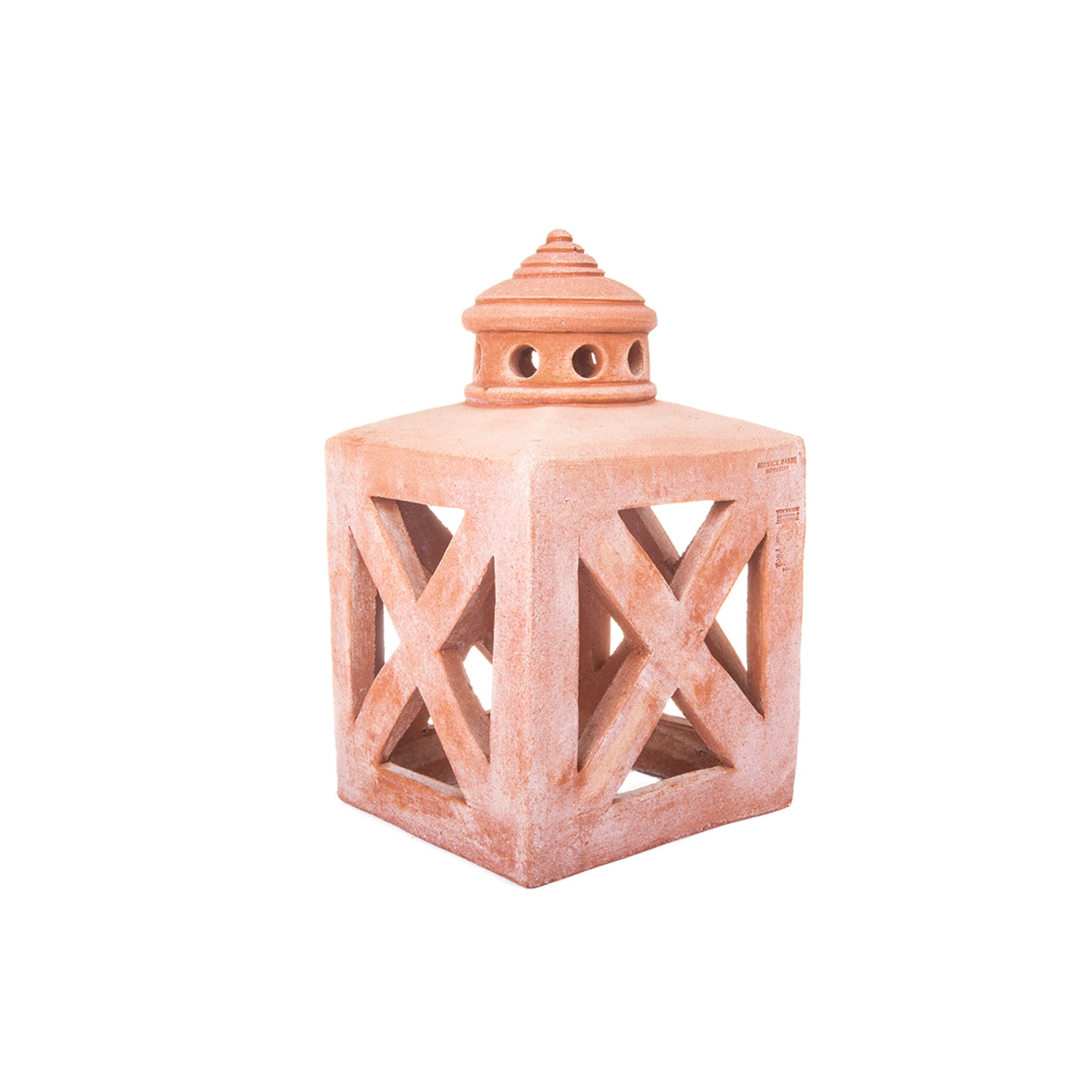 Set of 2 Terracotta Lanterns