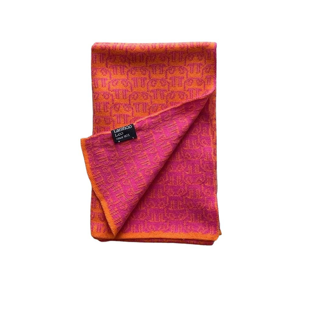 Bio Baby Blanket - Pink & Orange Medusa