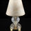 Miniatura: Křišťálová Stolní Lampa Pergamen
