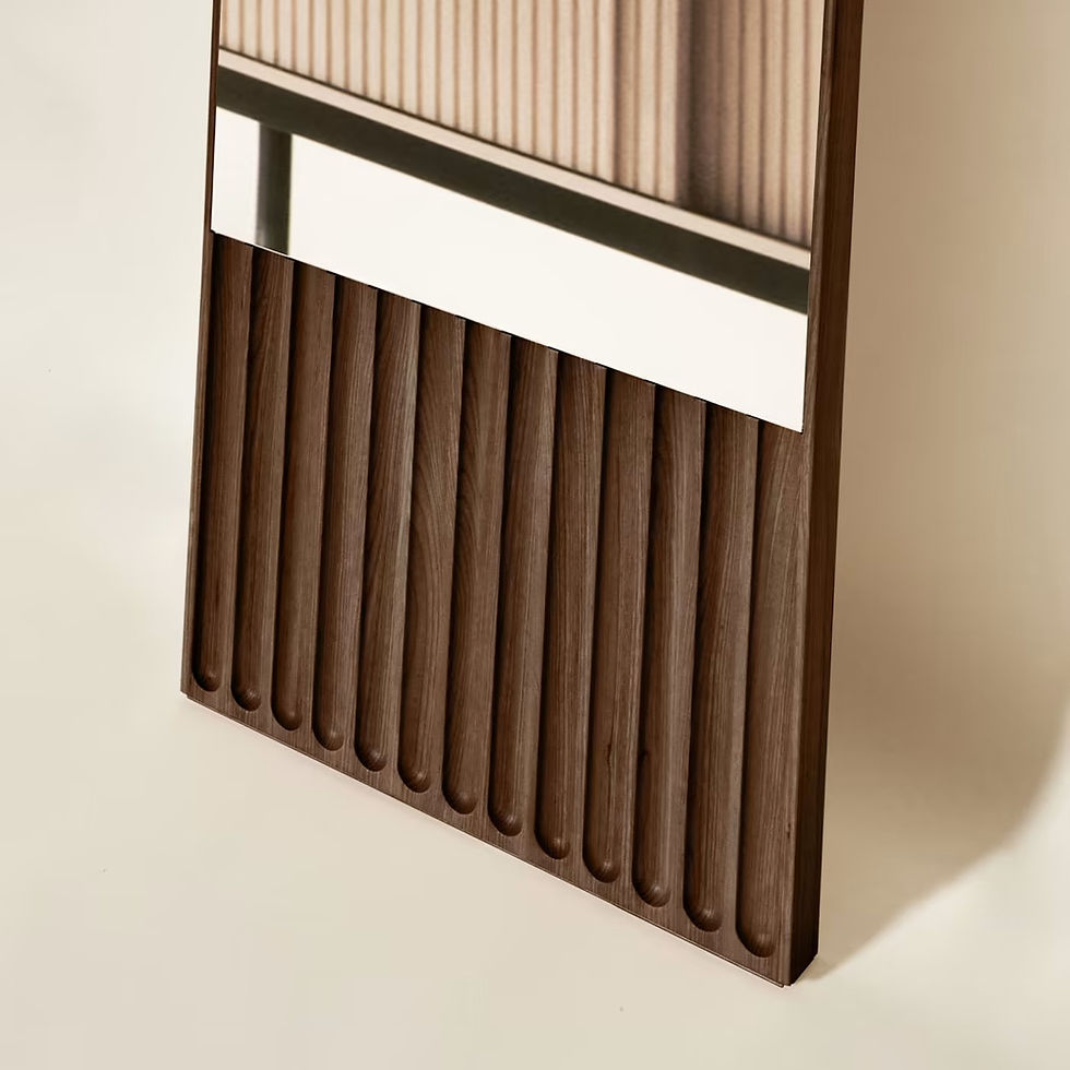 Thumbnail: Tutto Sesto Rectangular Brown Ash Mirror