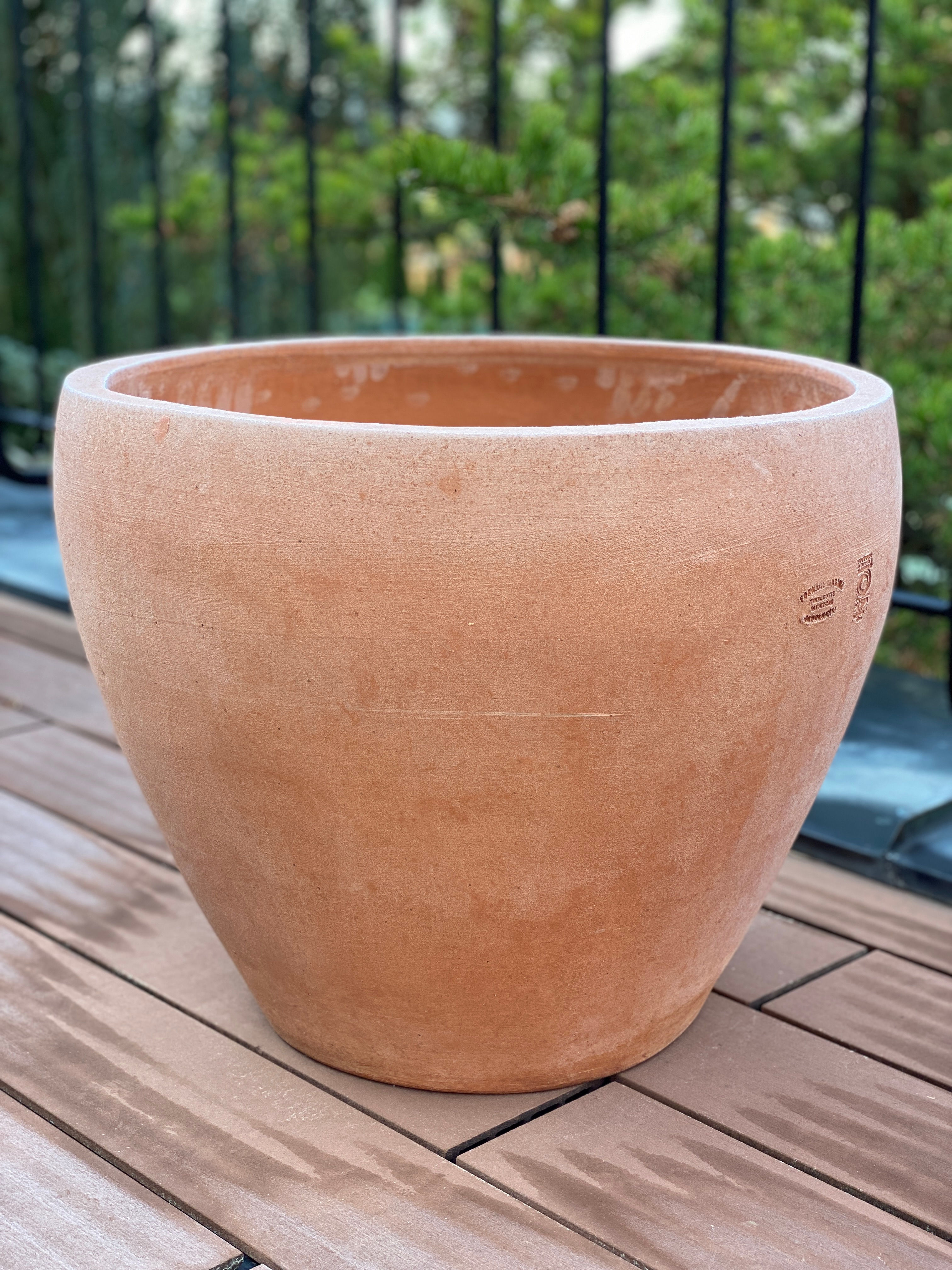 Terracotta Rounded Vase