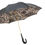 Thumbnail: Snake Print Umbrella with Ruched Leather Handle