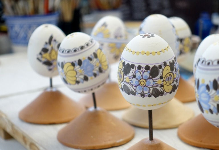 Thumbnail: Slovak Majolica Easter Eggs