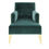 Miniatura: Křeslo Goa - Relax Emerald & Golden