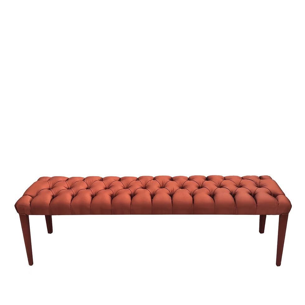 Farfalla Bio Ottoman Bench Bronze by Davide Barzaghi