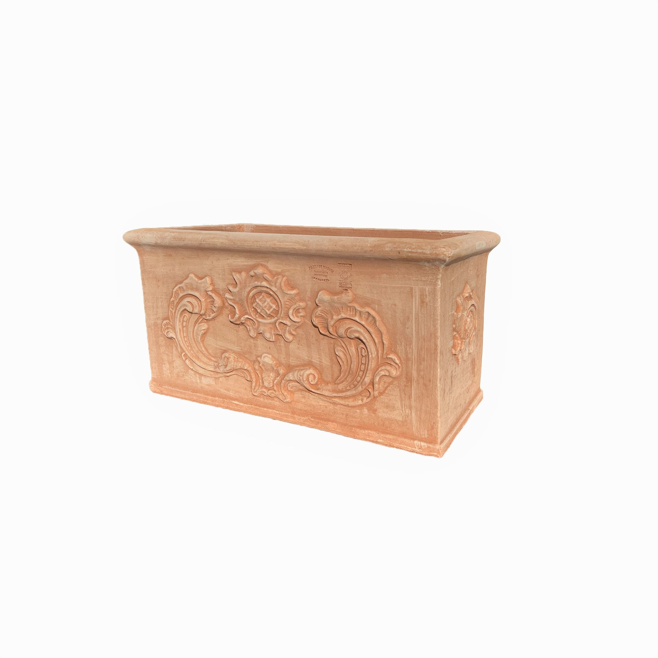 Square Terracotta Flowerpot Impruneta
