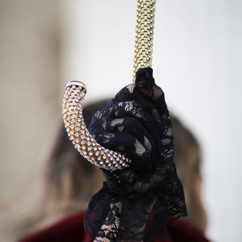 Miniatura: Černý Deštník Swarovski®