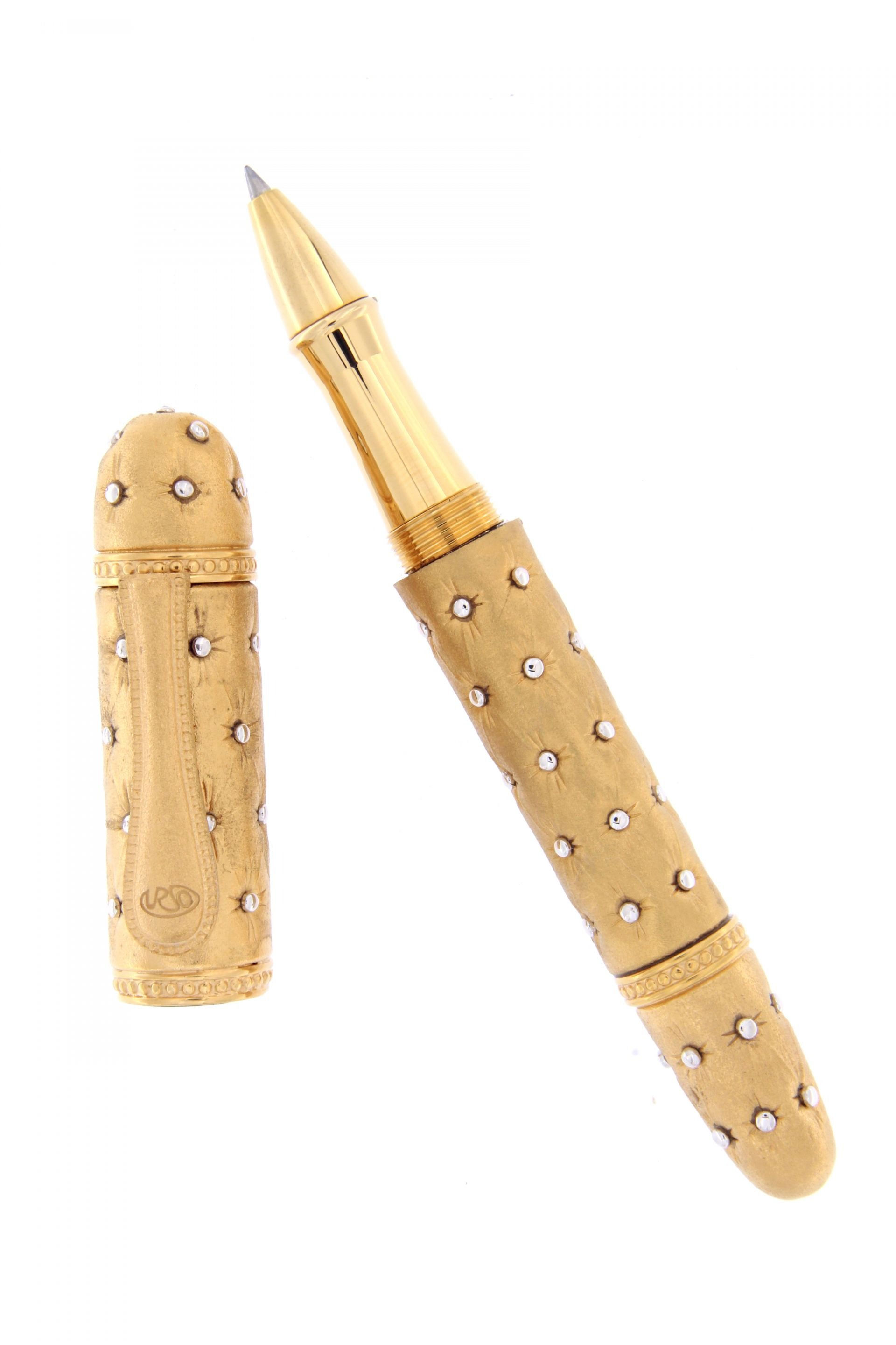 Chesterfield Ballpoint Pen with Silver and Gold E-Coating