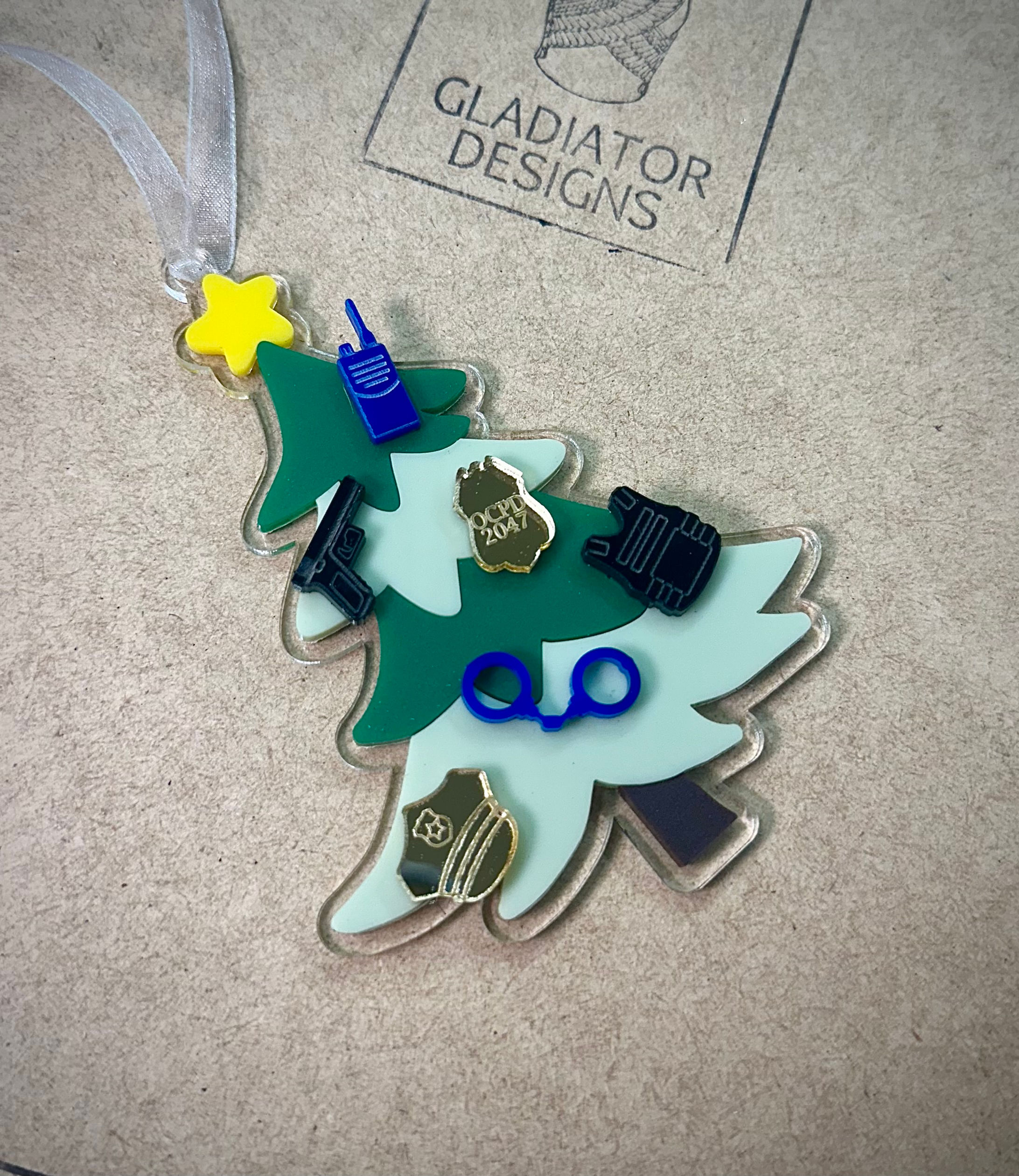 Police Tree Ornament